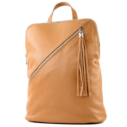 modamoda de T161 Damen Leder Rucksack Handtasche handmade in Italy