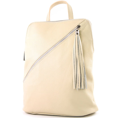 modamoda de T161 Damen Leder Rucksack Handtasche handmade in Italy