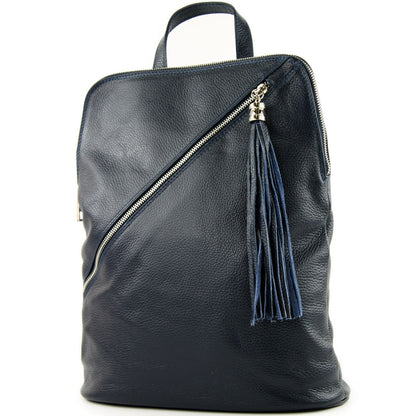 modamoda de T161 Damen Leder Rucksack Handtasche handmade in Italy