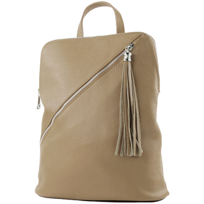 modamoda de T161 Damen Leder Rucksack Handtasche handmade in Italy