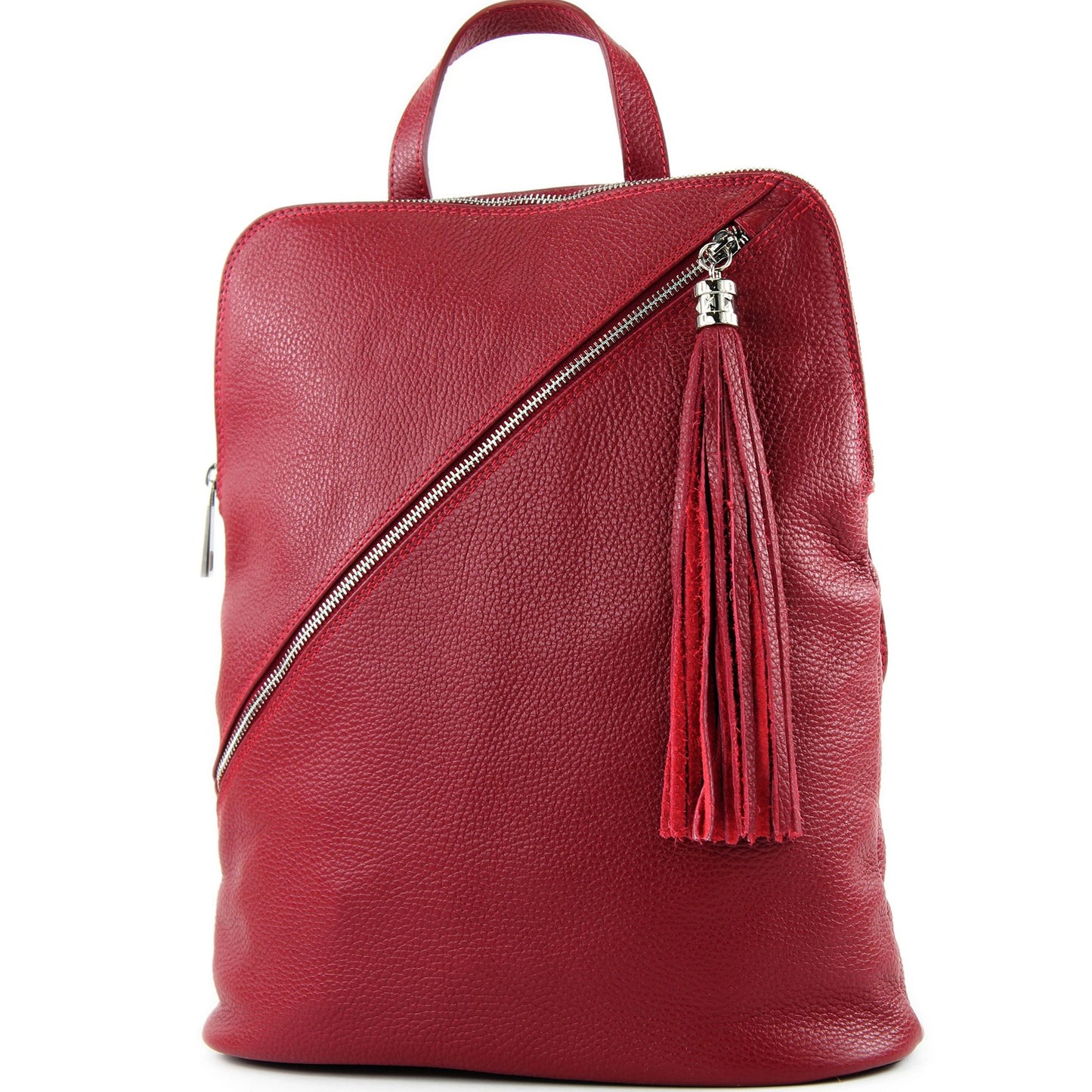 modamoda de T161 Damen Leder Rucksack Handtasche handmade in Italy