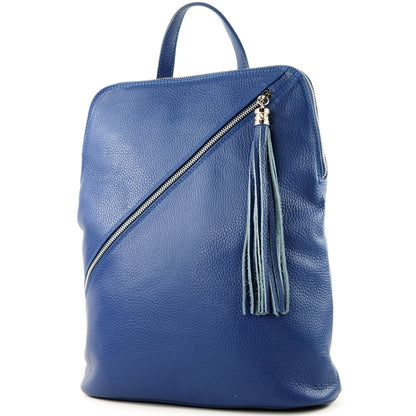 modamoda de T161 Damen Leder Rucksack Handtasche handmade in Italy