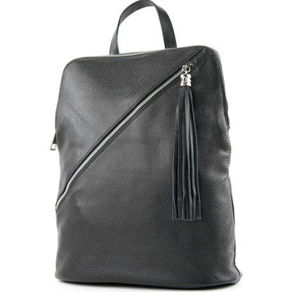 modamoda de T161 Damen Leder Rucksack Handtasche handmade in Italy