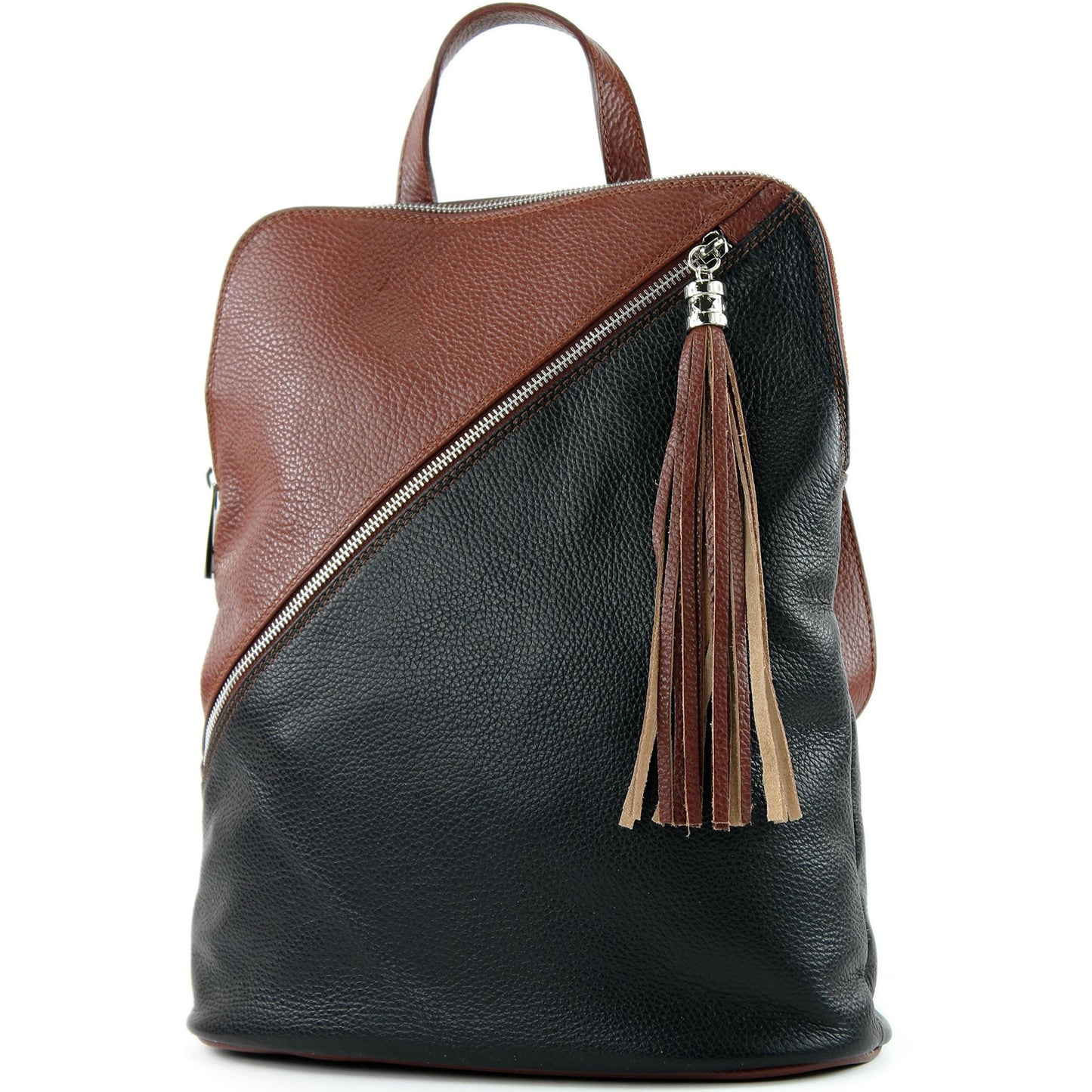 modamoda de T161 Damen Leder Rucksack Handtasche handmade in Italy