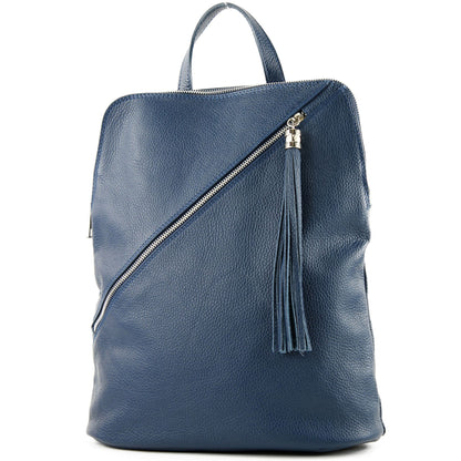 modamoda de T161 Damen Leder Rucksack Handtasche handmade in Italy