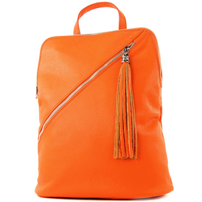 modamoda de T161 Damen Leder Rucksack Handtasche handmade in Italy