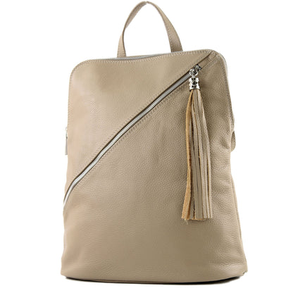 modamoda de T161 Damen Leder Rucksack Handtasche handmade in Italy