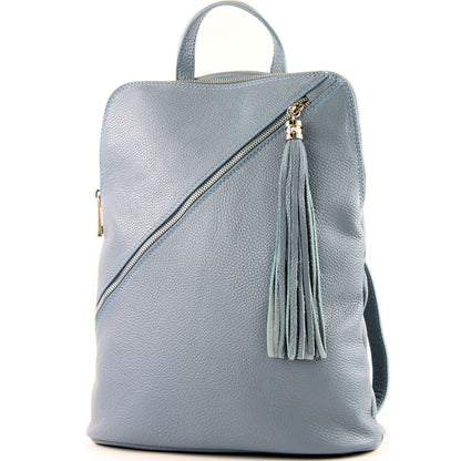 modamoda de T161 Damen Leder Rucksack Handtasche handmade in Italy