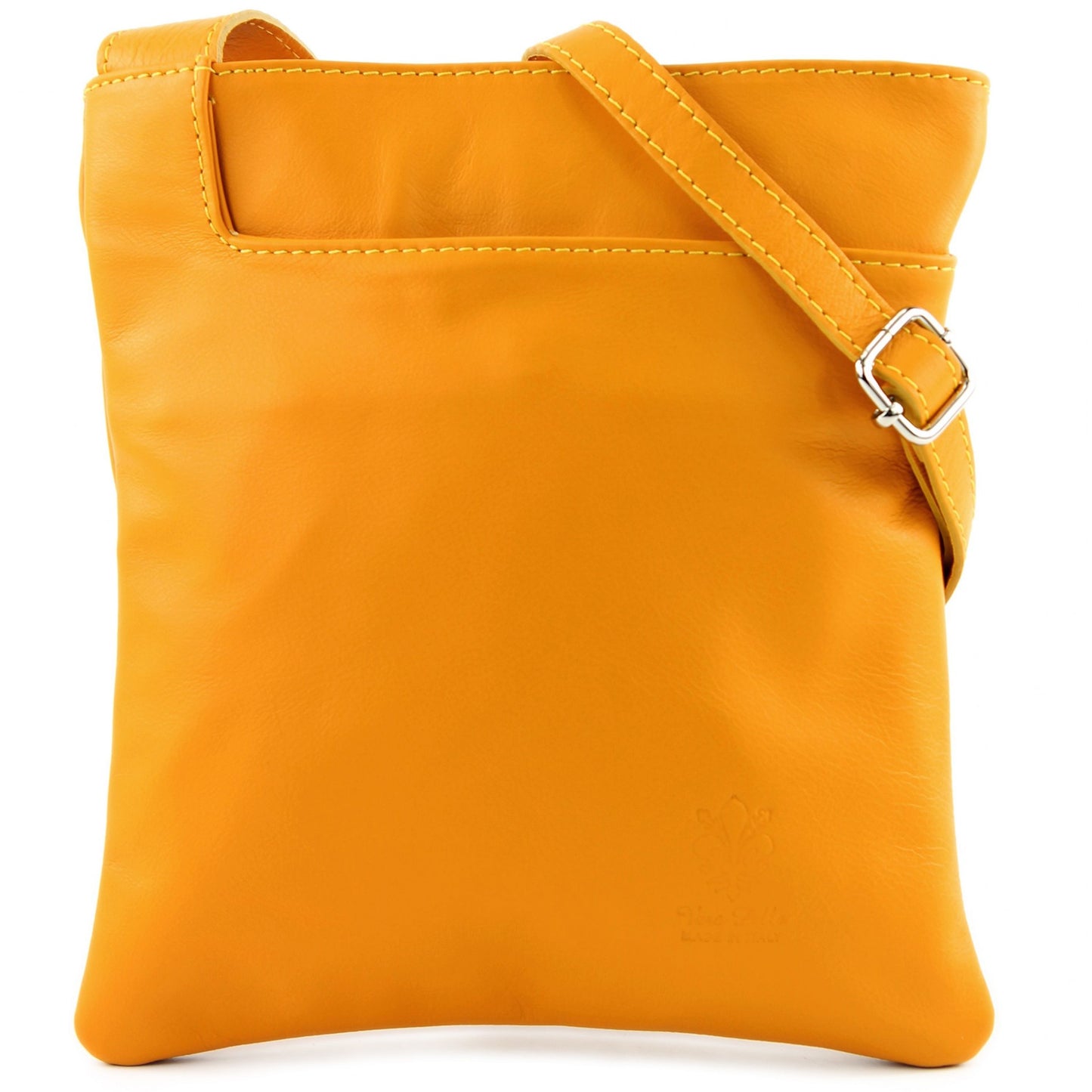 modamoda de - T162 - ital Umhängetasche Klein aus Nappaleder