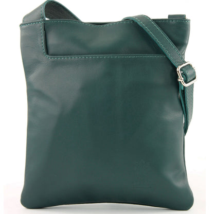 modamoda de - T162 - ital Umhängetasche Klein aus Nappaleder