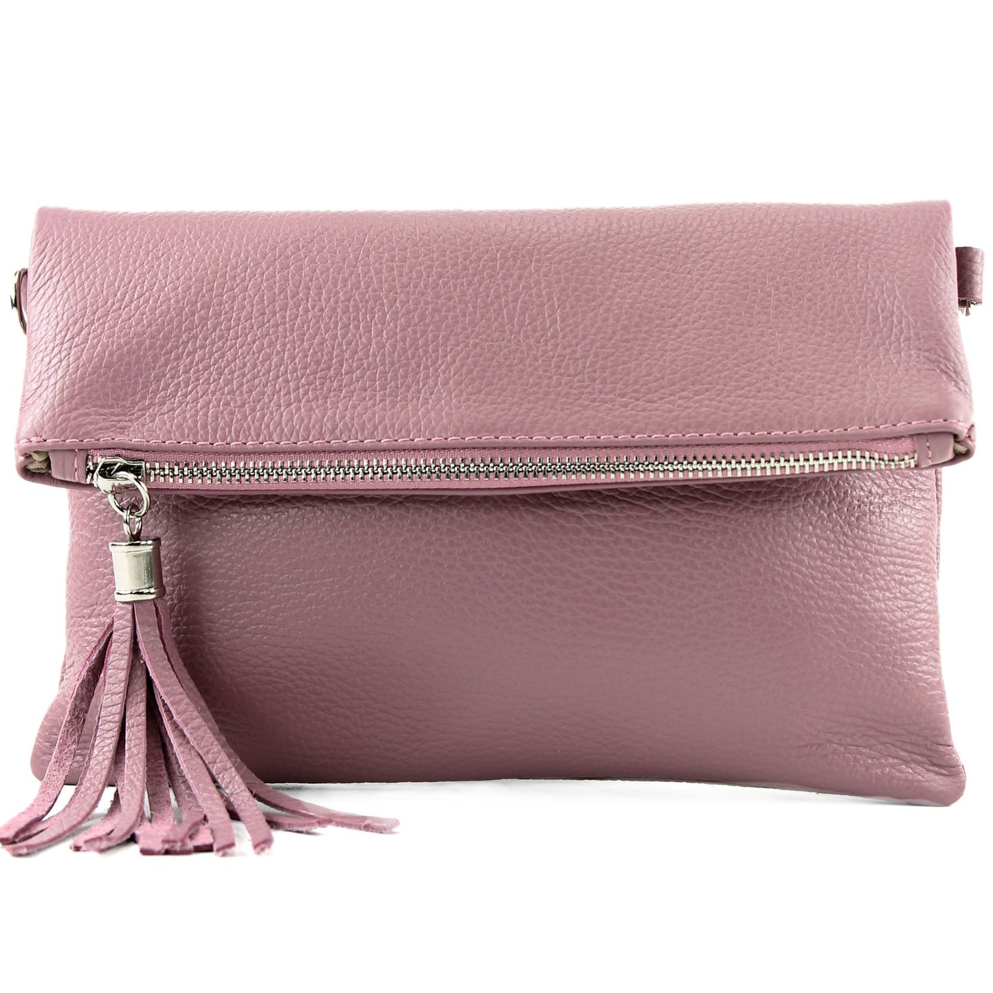 modamoda de T167 Damen Leder Umhängetasche Clutch Small handmade in Italy