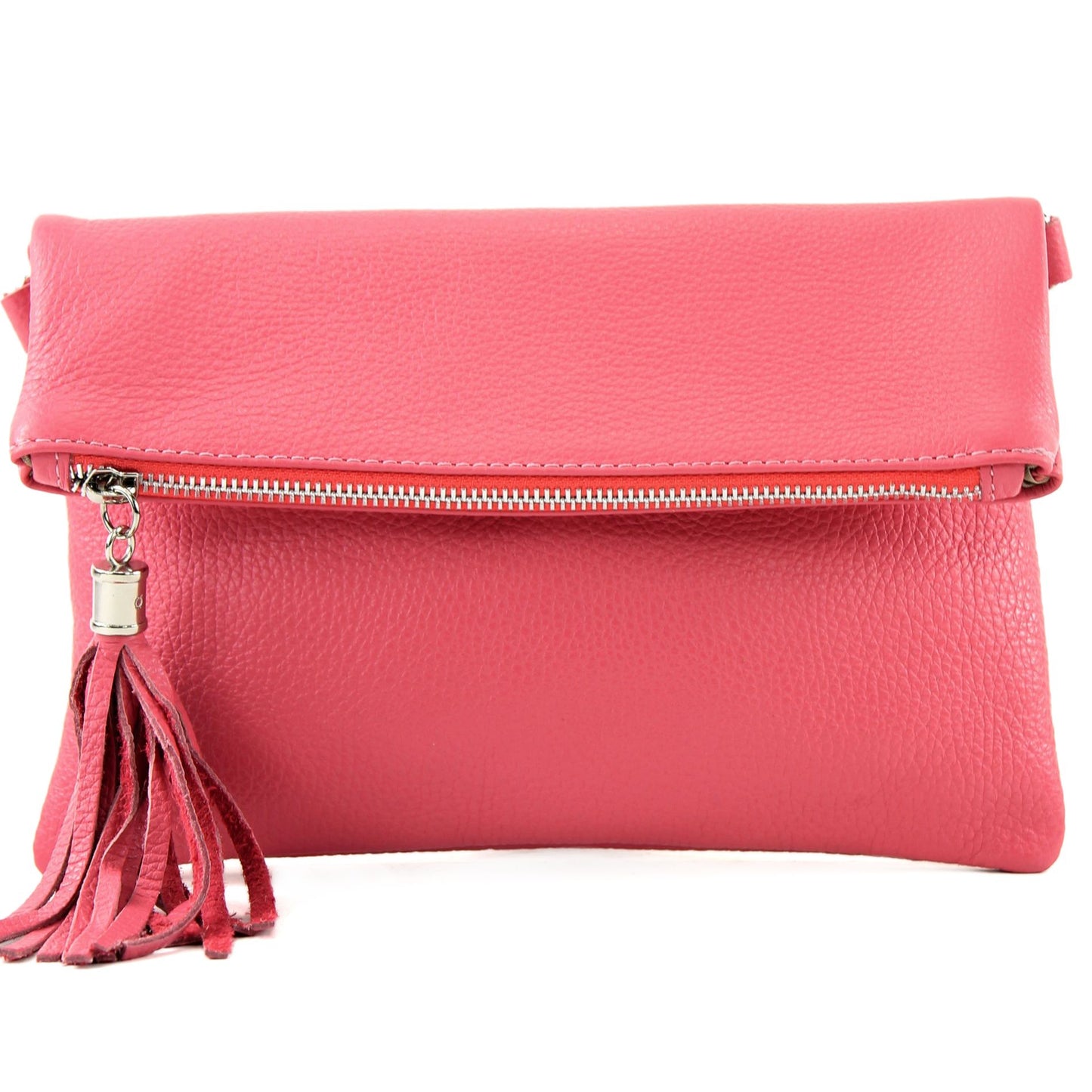 modamoda de T167 Damen Leder Umhängetasche Clutch Small handmade in Italy