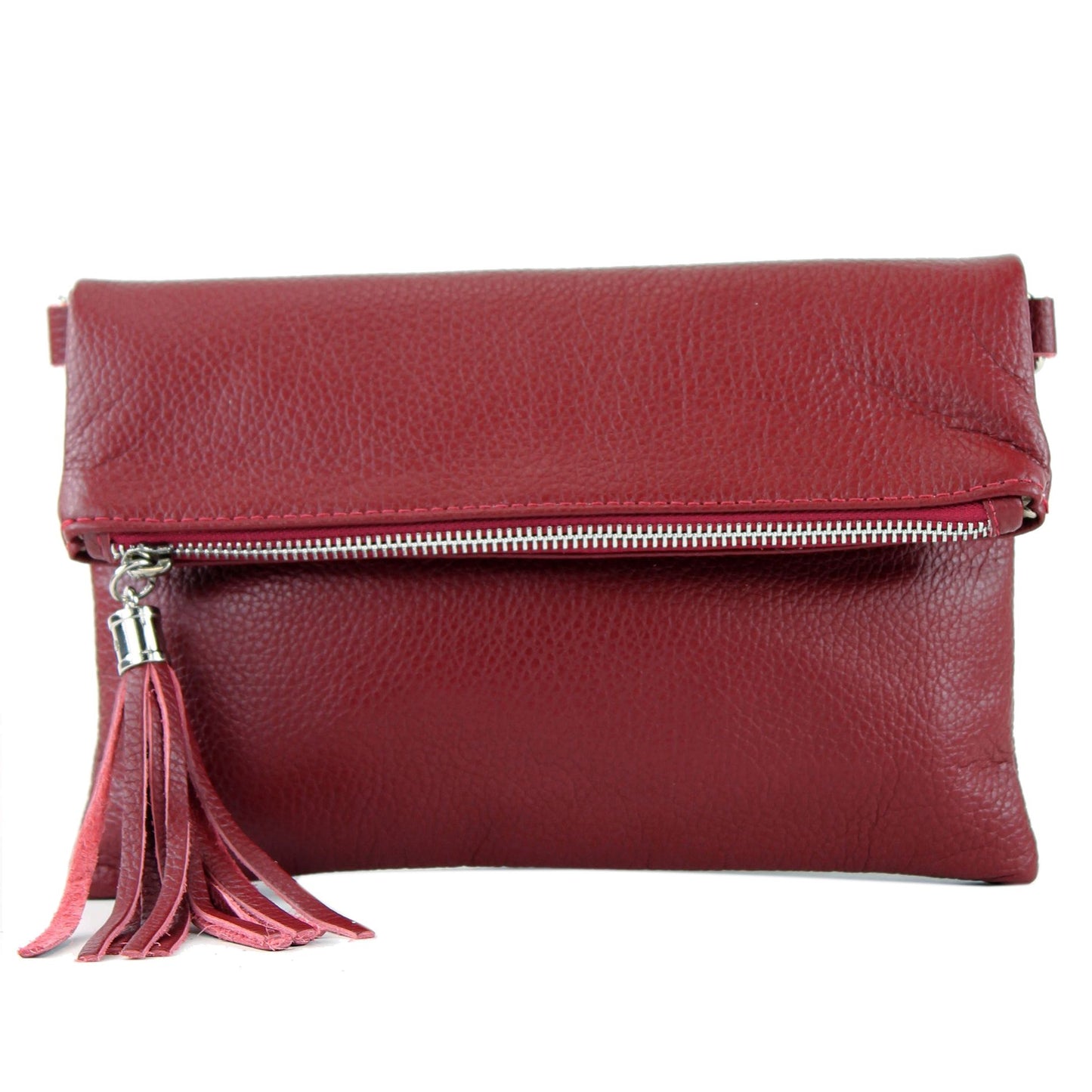 modamoda de T167 Damen Leder Umhängetasche Clutch Small handmade in Italy