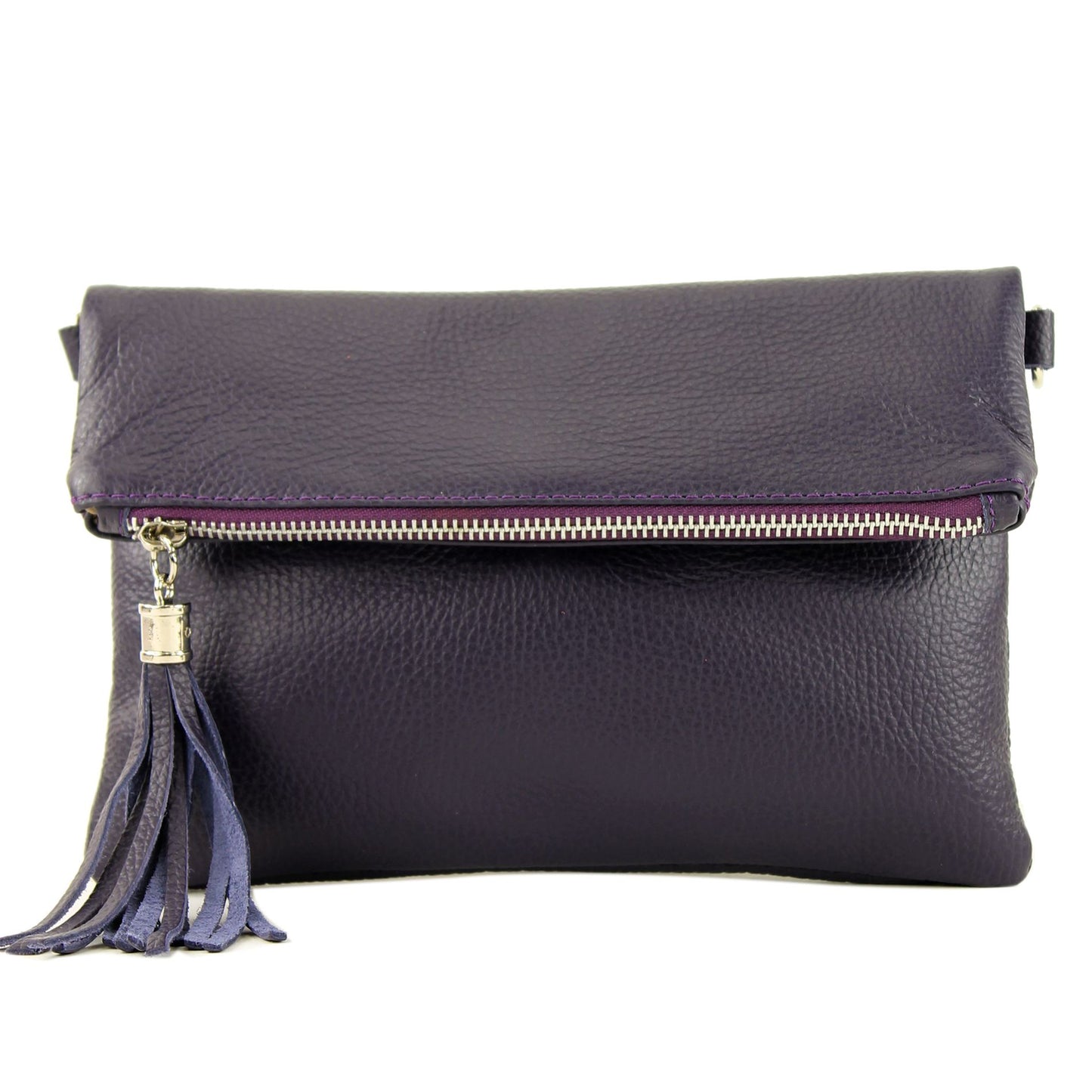 modamoda de T167 Damen Leder Umhängetasche Clutch Small handmade in Italy