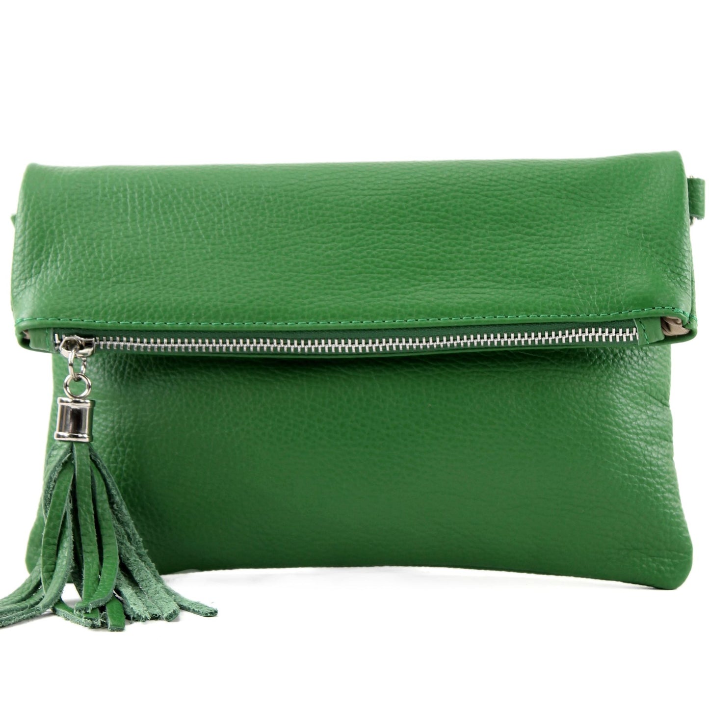 modamoda de T167 Damen Leder Umhängetasche Clutch Small handmade in Italy