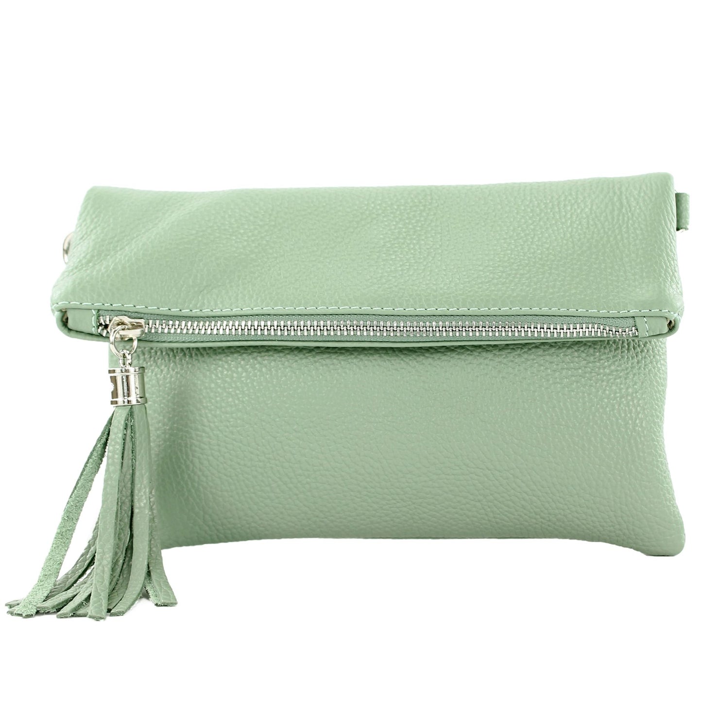 modamoda de T167 Damen Leder Umhängetasche Clutch Small handmade in Italy