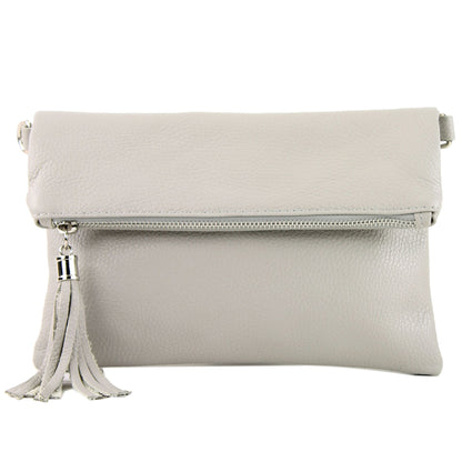 modamoda de T167 Damen Leder Umhängetasche Clutch Small handmade in Italy