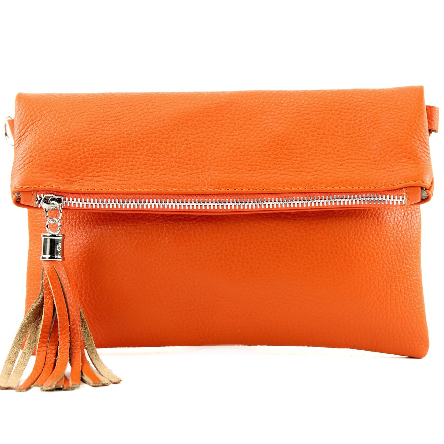 modamoda de T167 Damen Leder Umhängetasche Clutch Small handmade in Italy