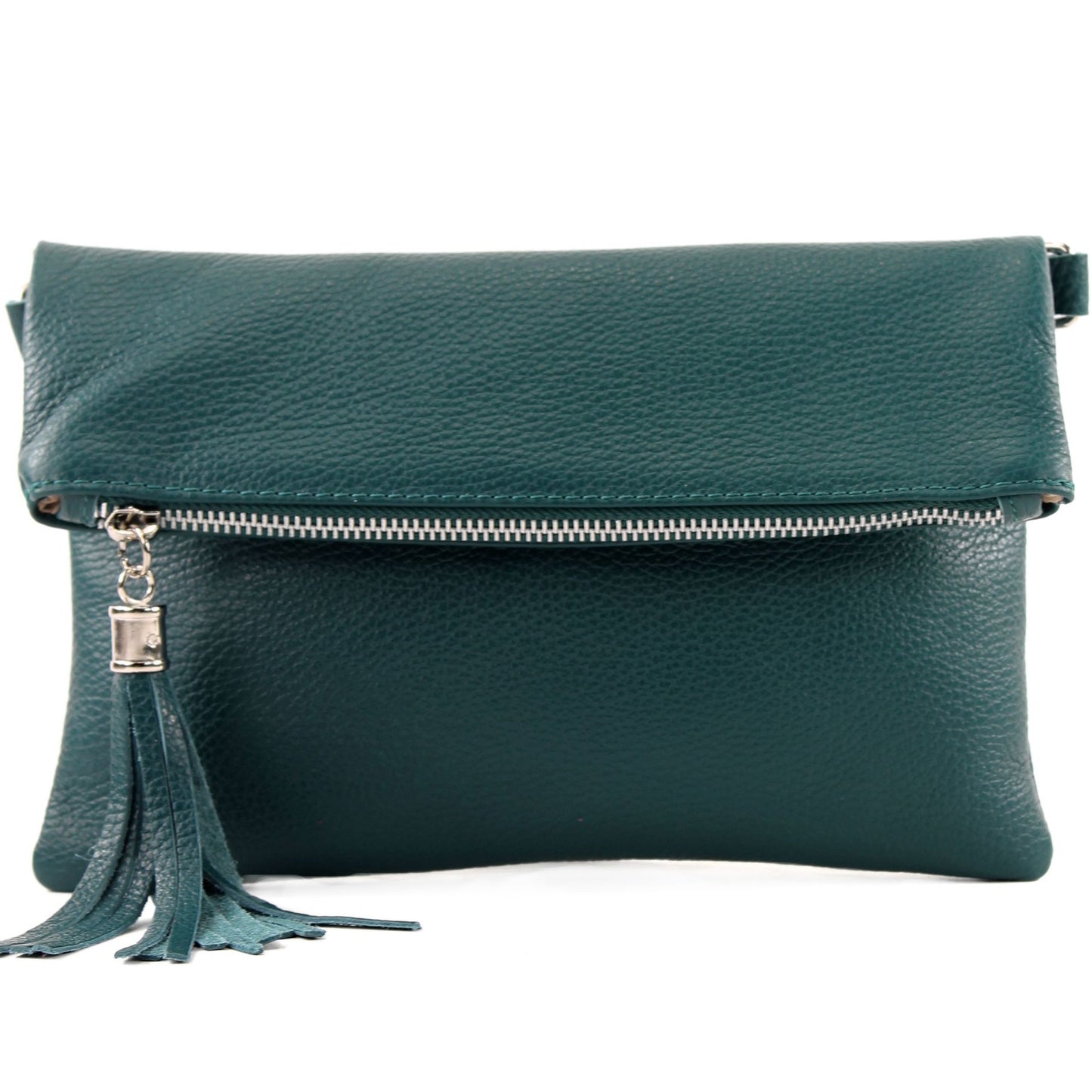modamoda de T167 Damen Leder Umhängetasche Clutch Small handmade in Italy