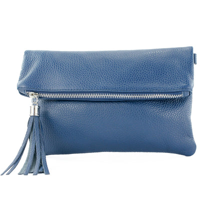 modamoda de T167 Damen Leder Umhängetasche Clutch Small handmade in Italy