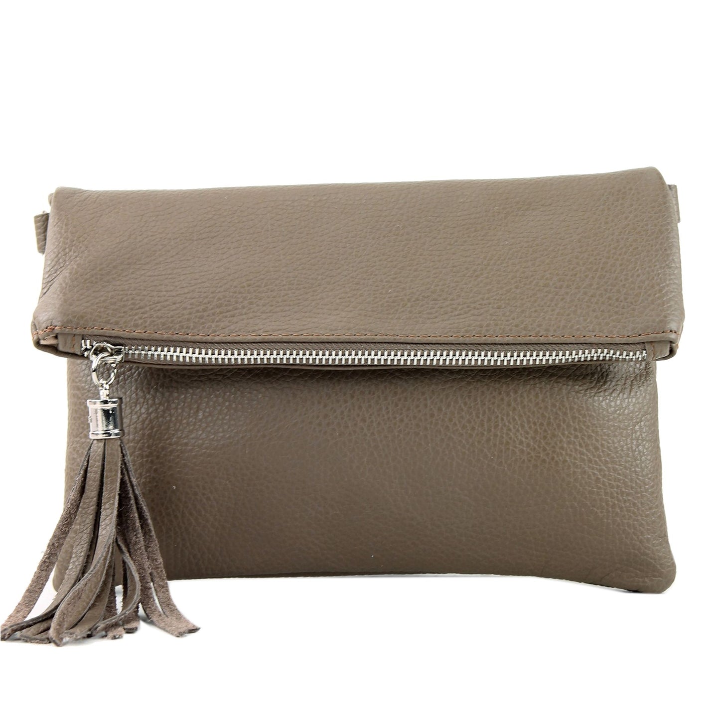 modamoda de T167 Damen Leder Umhängetasche Clutch Small handmade in Italy