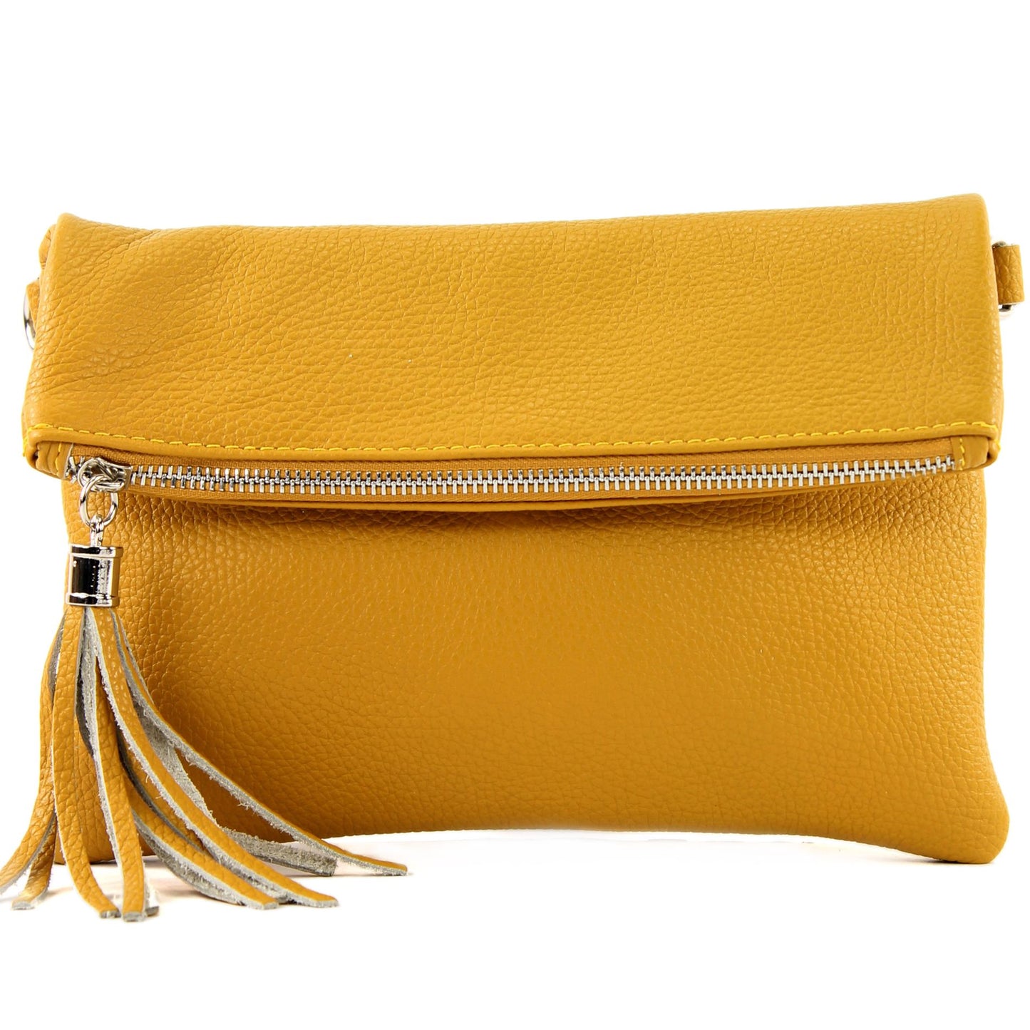 modamoda de T167 Damen Leder Umhängetasche Clutch Small handmade in Italy