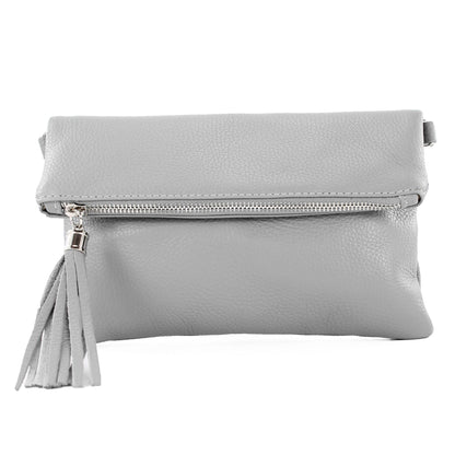 modamoda de T167 Damen Leder Umhängetasche Clutch Small handmade in Italy