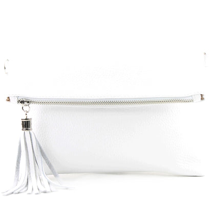 modamoda de T167 Damen Leder Umhängetasche Clutch Small handmade in Italy