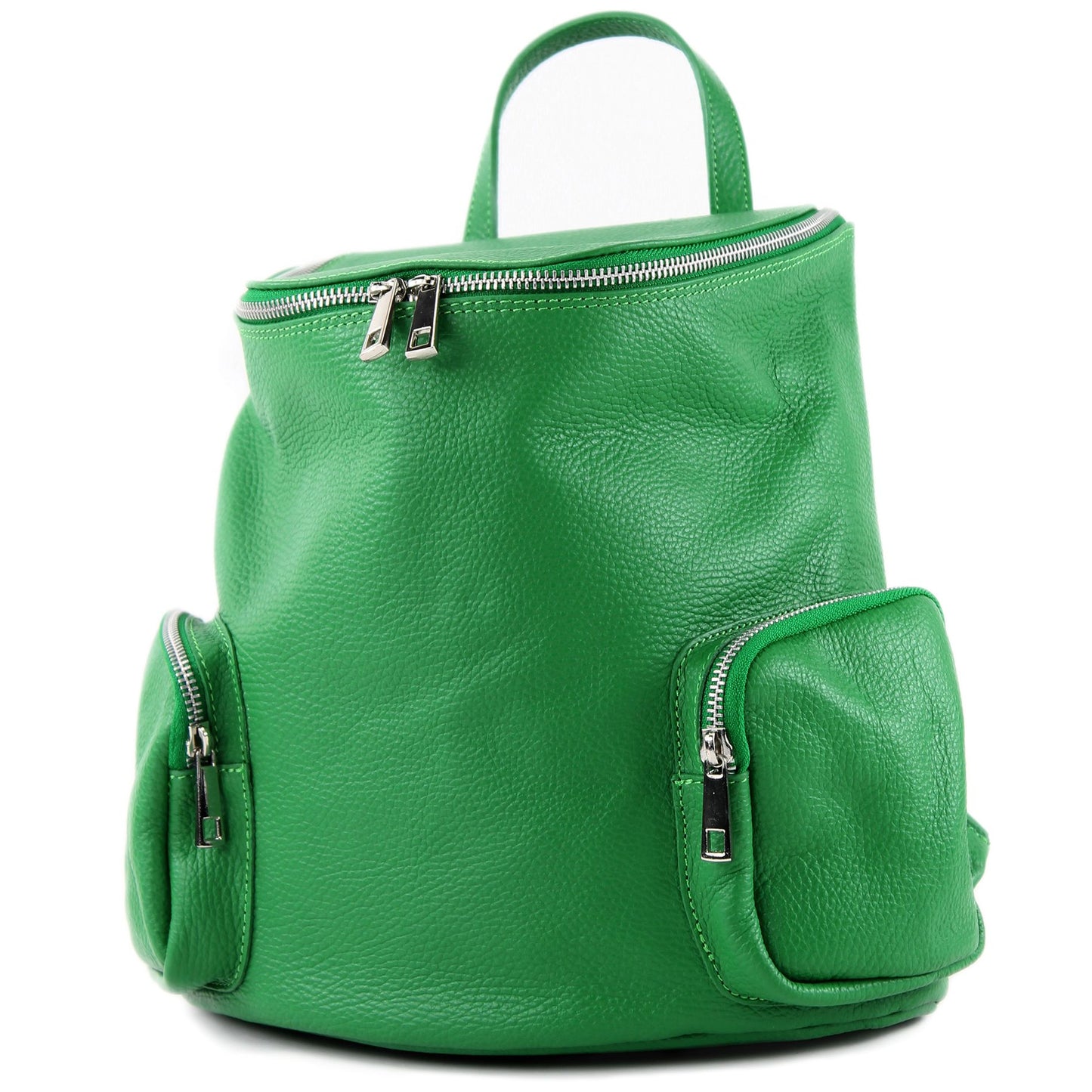 modamoda de - T175 - ital Damen Rucksack Tasche aus Leder