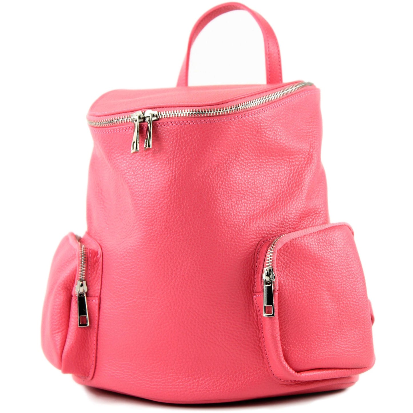 modamoda de - T175 - ital Damen Rucksack Tasche aus Leder