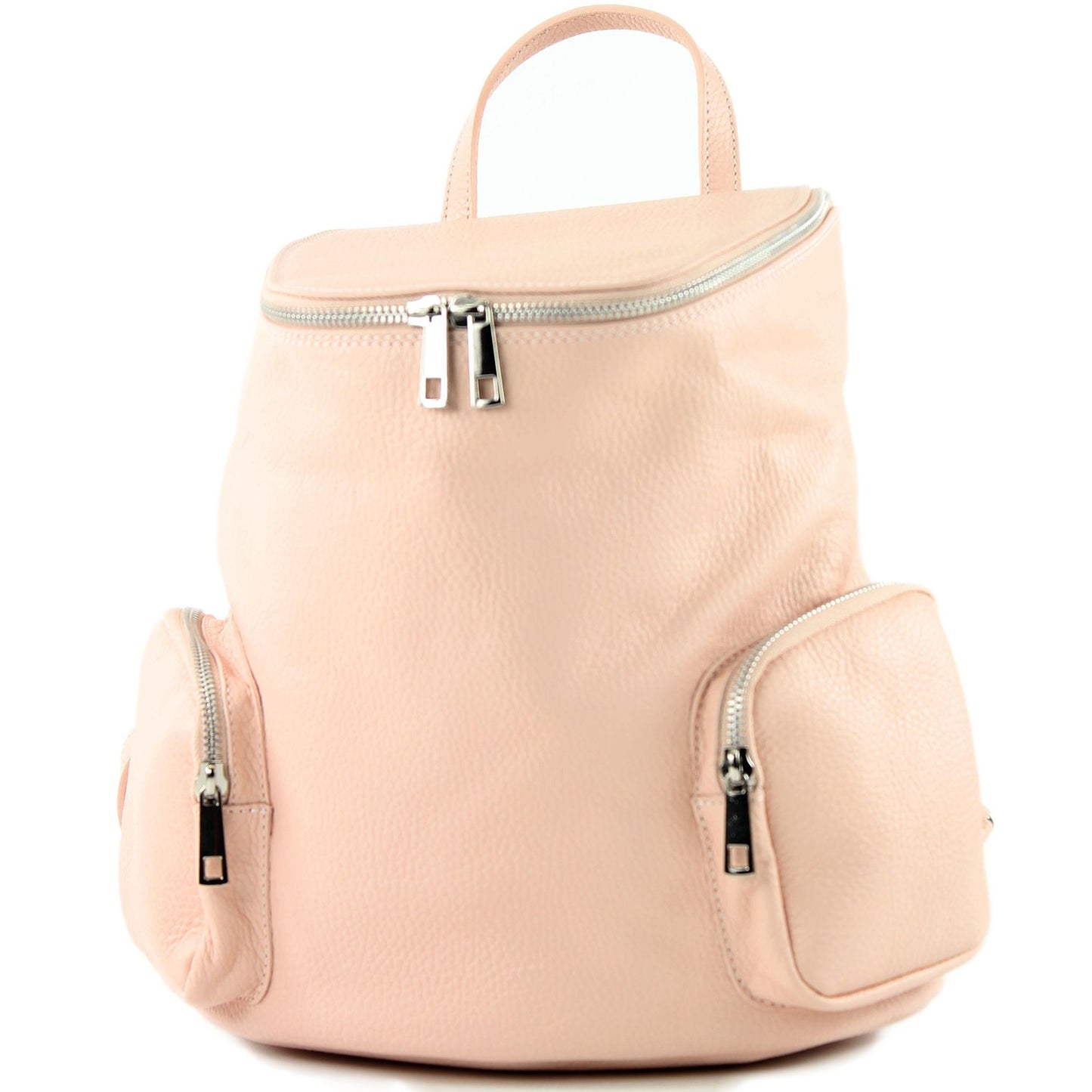modamoda de - T175 - ital Damen Rucksack Tasche aus Leder