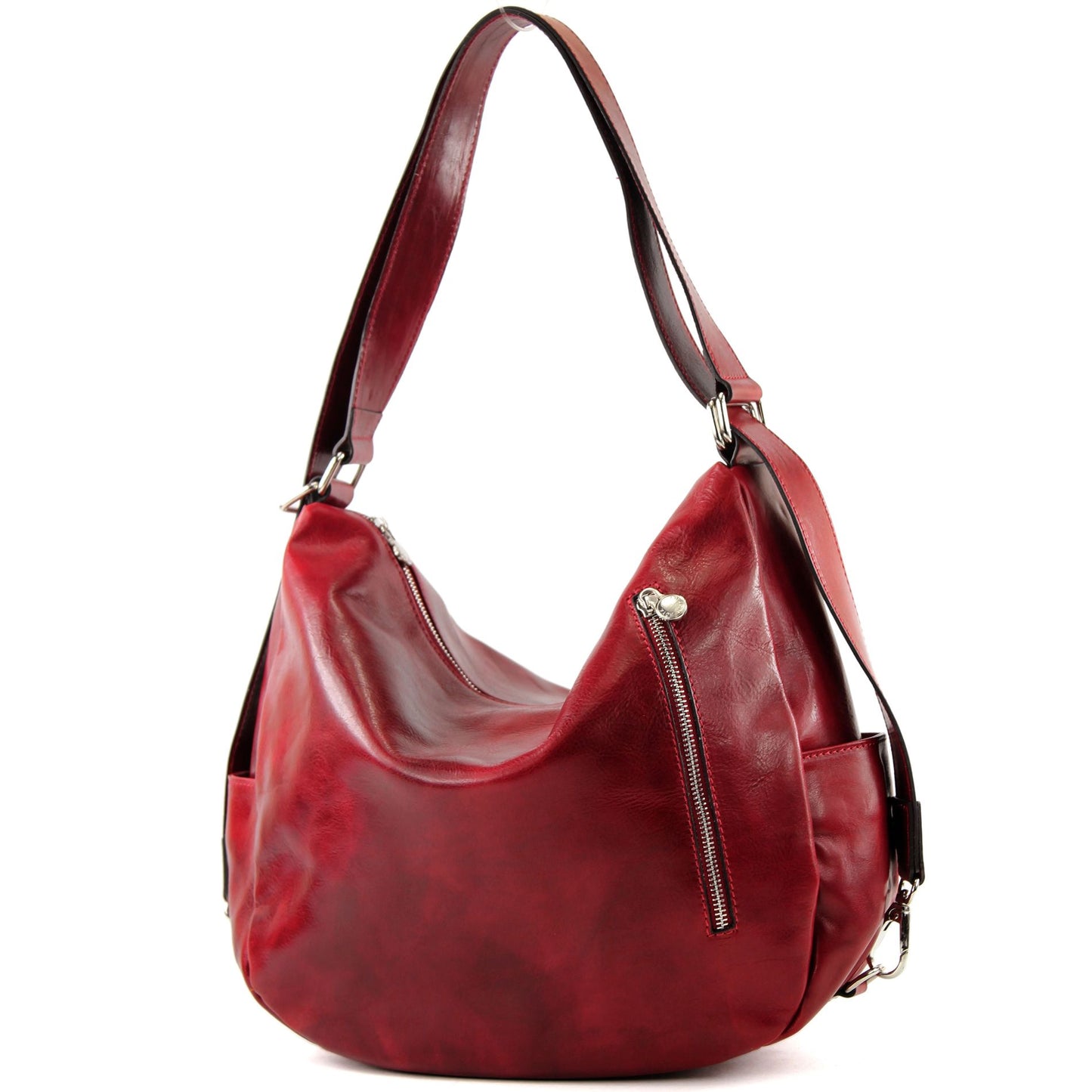 modamoda de - T176 - Rucksack Tasche aus hochwertigem Leder