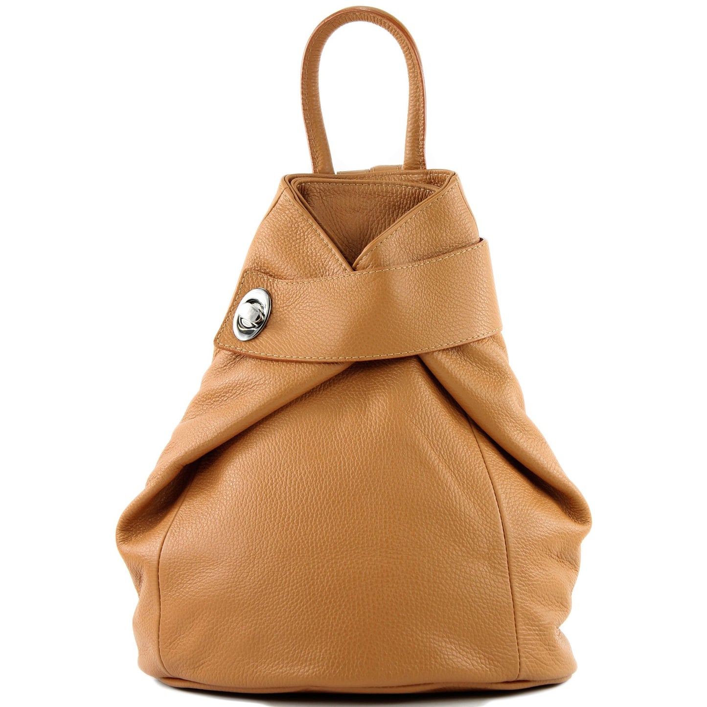 modamoda de - T179 - ital: Damen Rucksack Tasche aus Leder