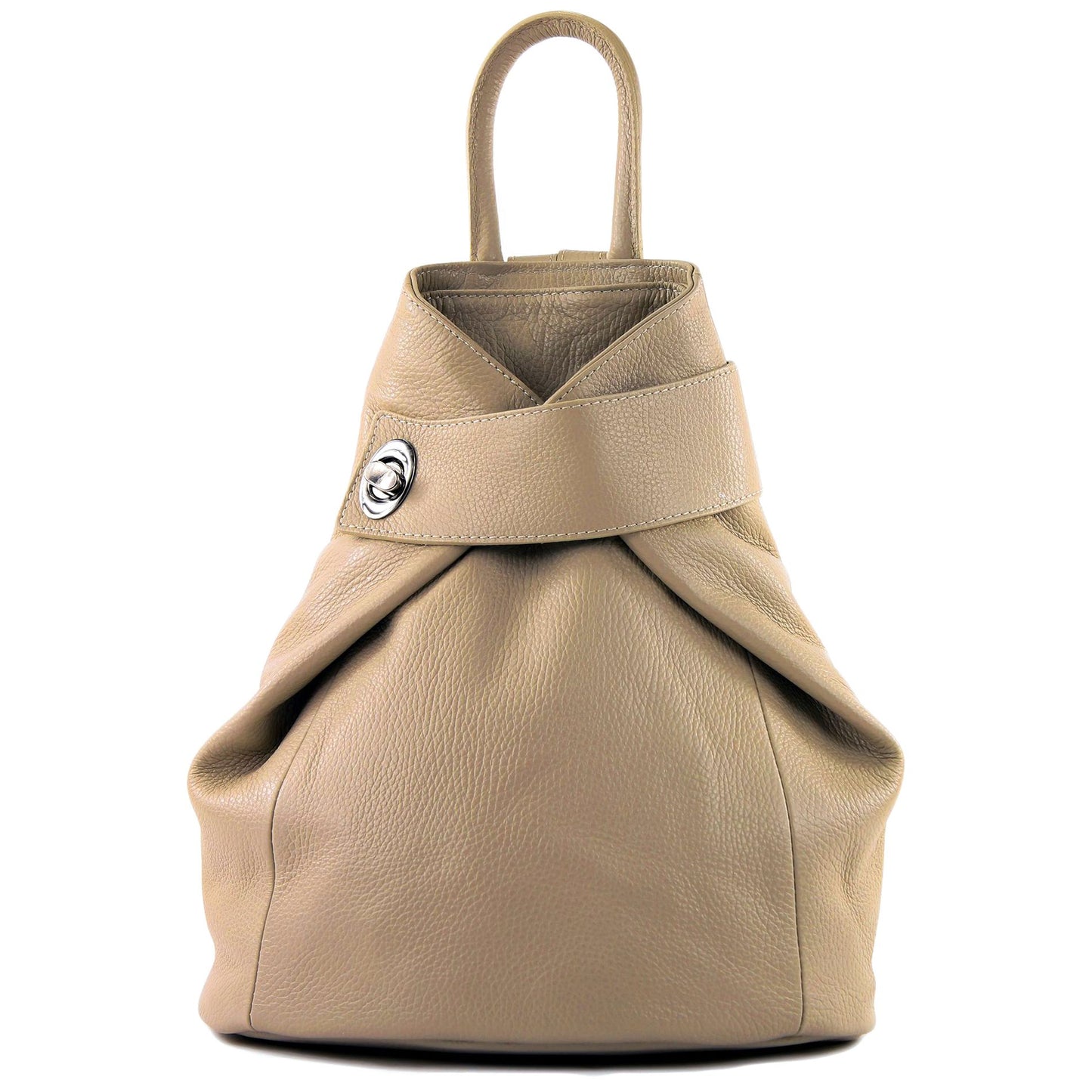 modamoda de - T179 - ital: Damen Rucksack Tasche aus Leder