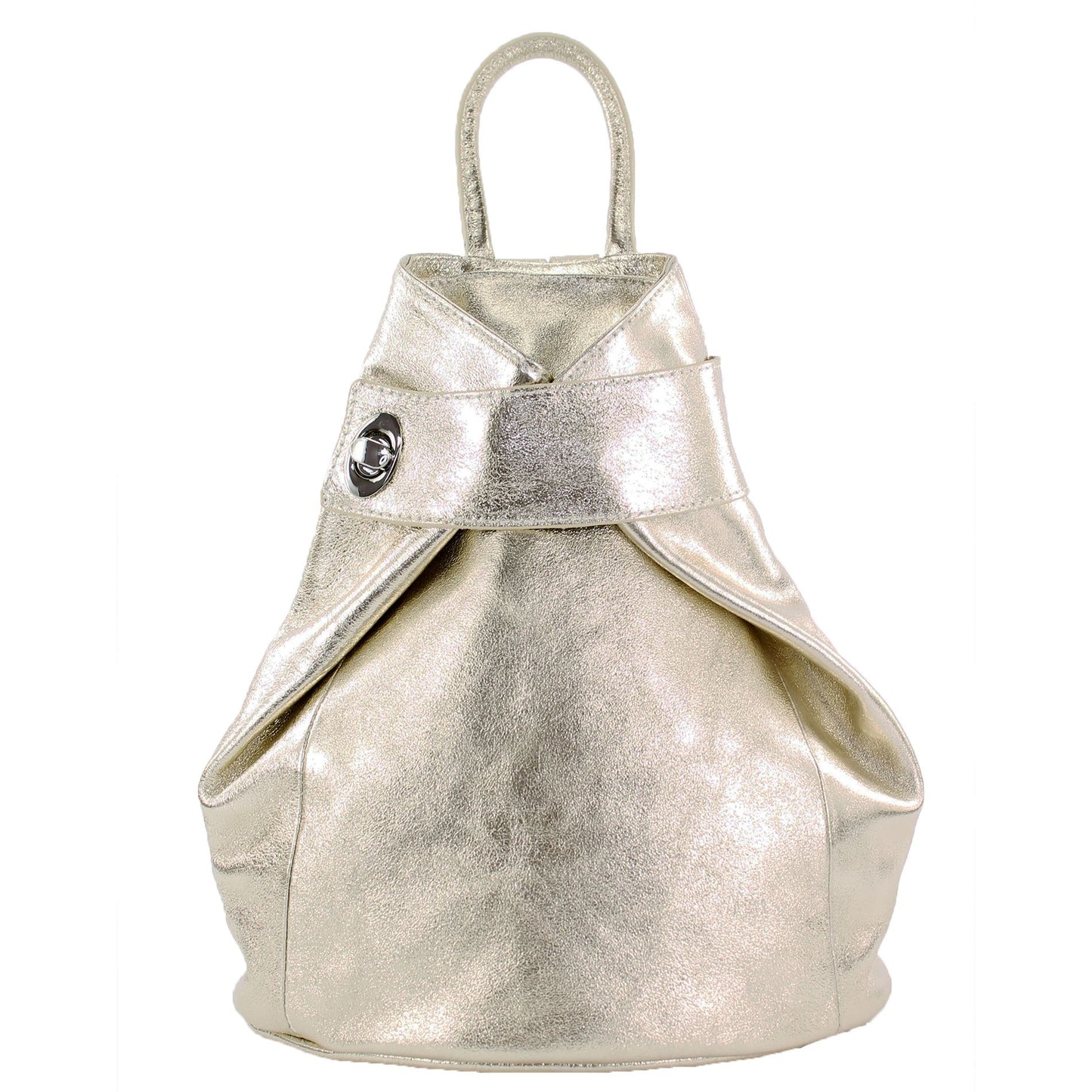 modamoda de - T179 - ital: Damen Rucksack Tasche aus Leder