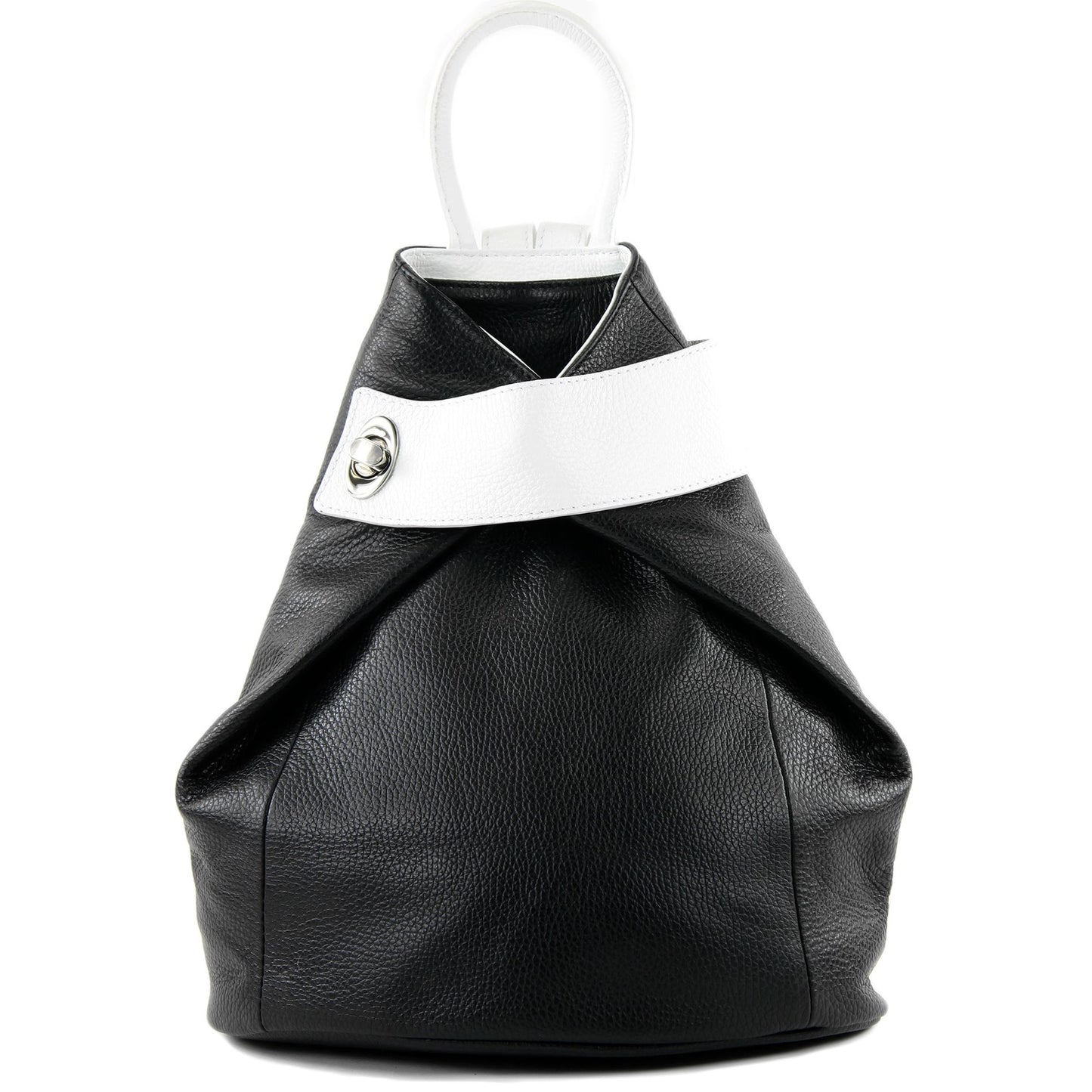 modamoda de - T179 - ital: Damen Rucksack Tasche aus Leder