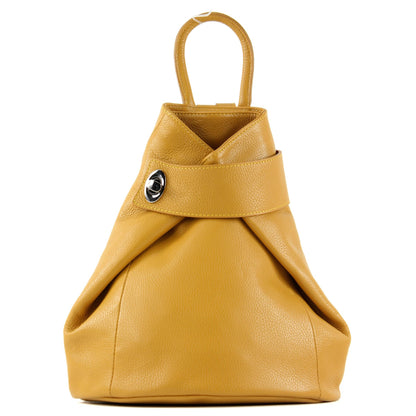 modamoda de - T179 - ital: Damen Rucksack Tasche aus Leder