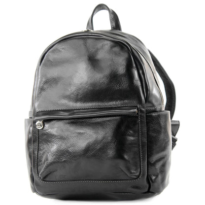 modamoda de - T184 - ital. Rucksack Unisex aus Tamponato Leder