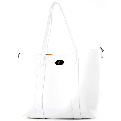 modamoda de - T187 - ital. Shopper DIN A4  Leder Damentasche mit Innentasche