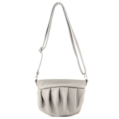 modamoda de T191 Damen Leder Umhängetasche Schultertasche Klein handmade in Italy