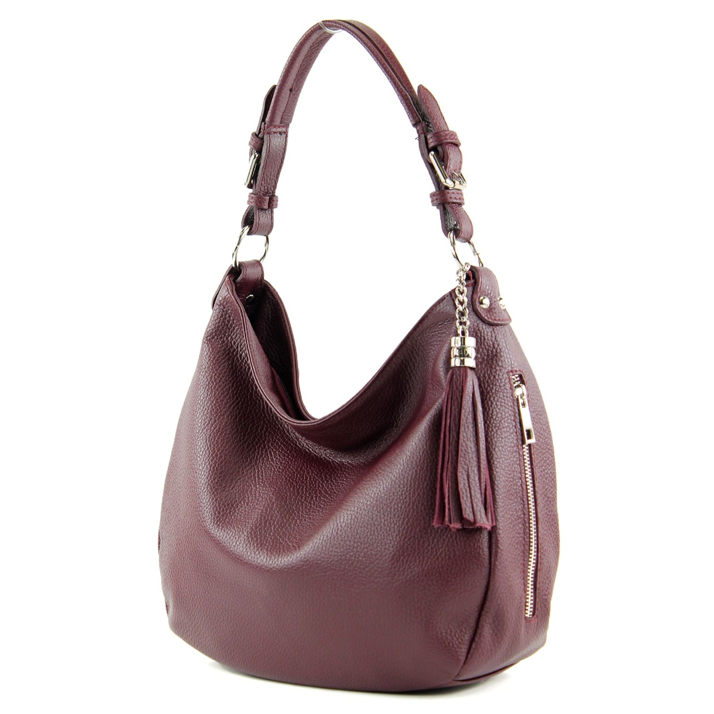 modamoda de T200 Damen Leder Schultertasche Henkeltasche handmade in Italy