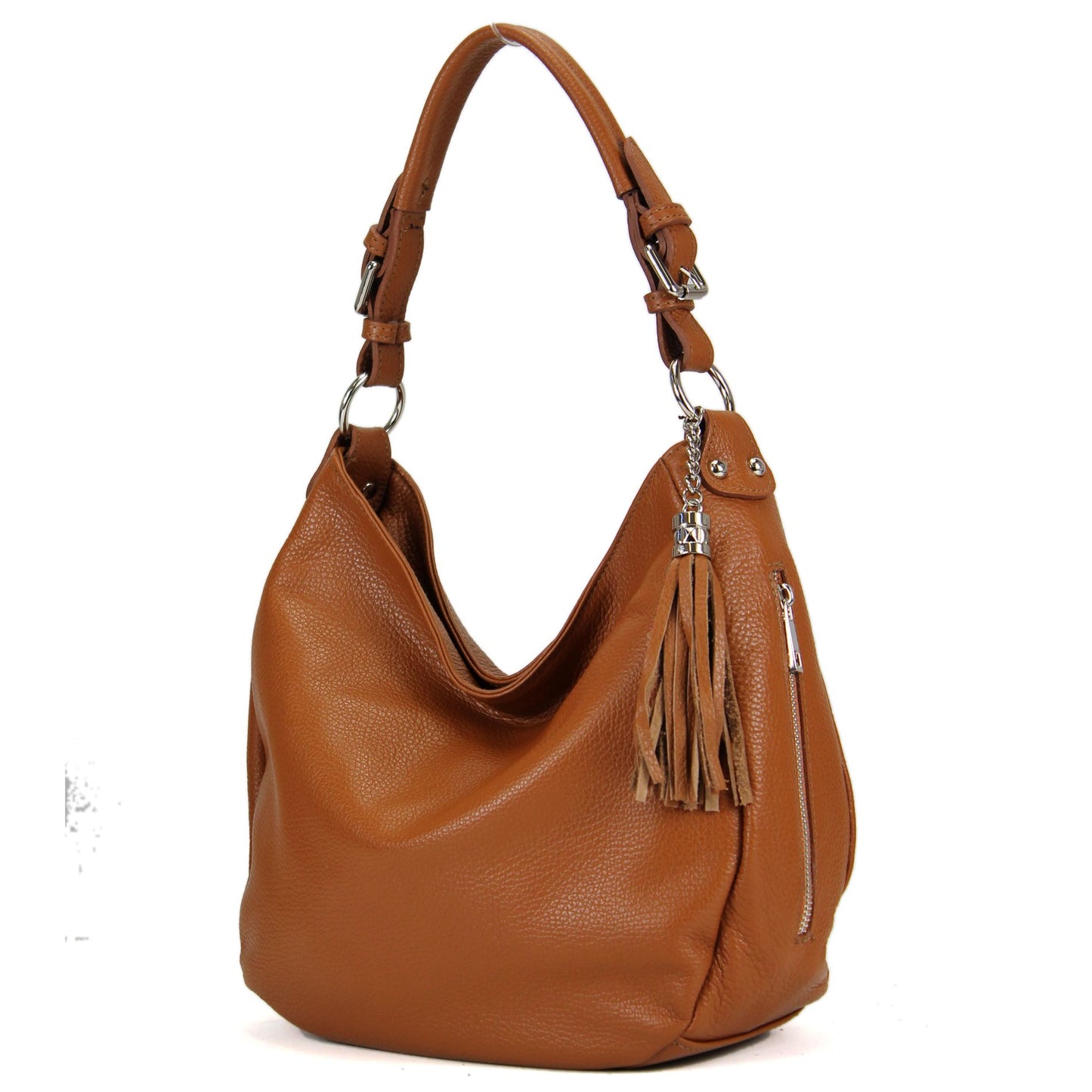 modamoda de T200 Damen Leder Schultertasche Henkeltasche handmade in Italy