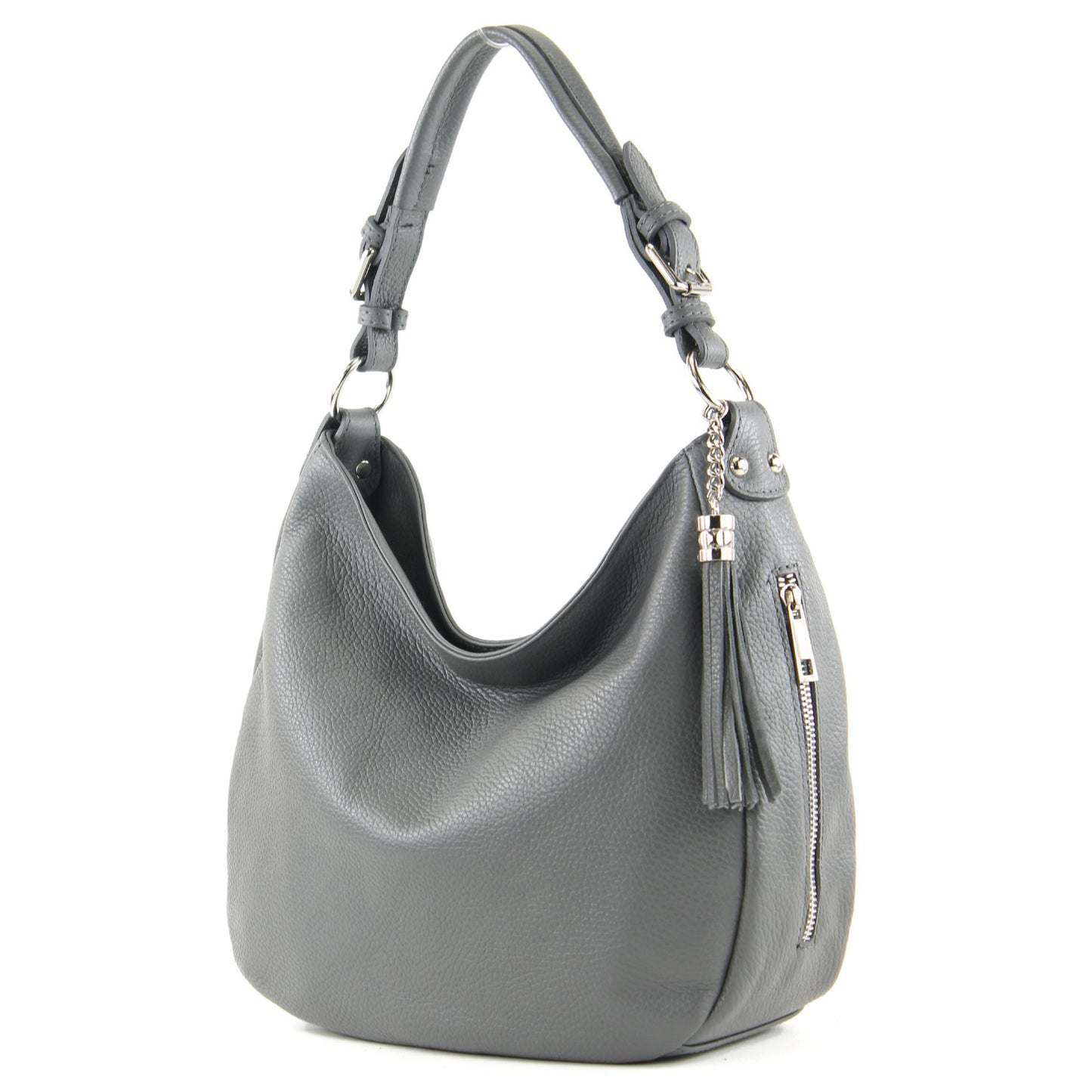 modamoda de T200 Damen Leder Schultertasche Henkeltasche handmade in Italy