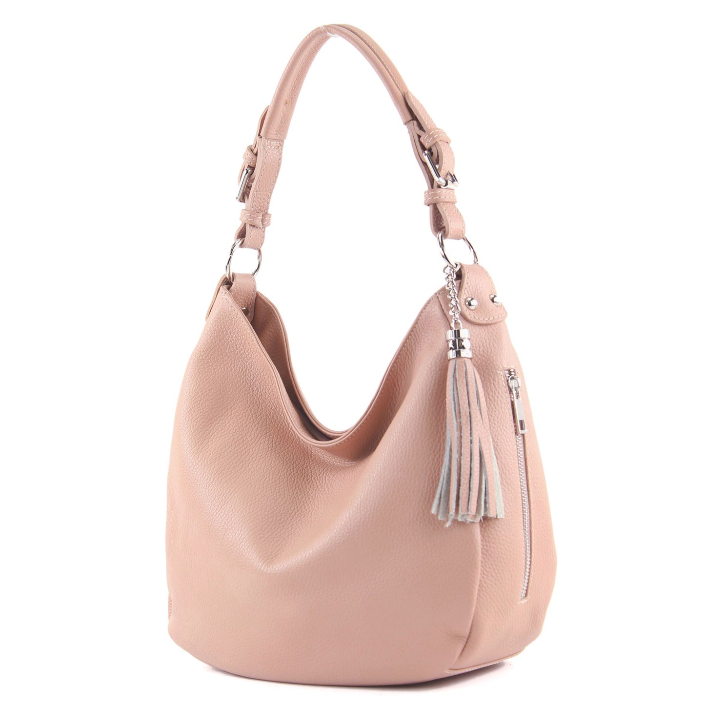 modamoda de T200 Damen Leder Schultertasche Henkeltasche handmade in Italy