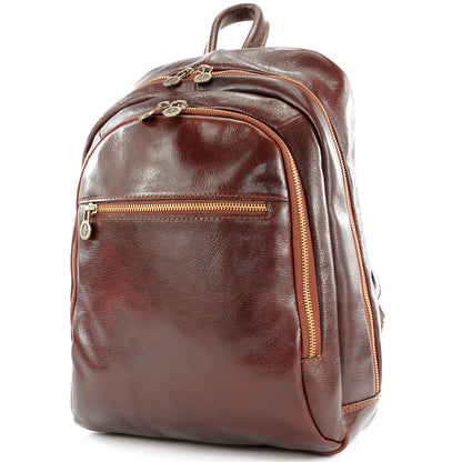 modamoda de - T204 -  ital. Unisex Rucksack aus Leder