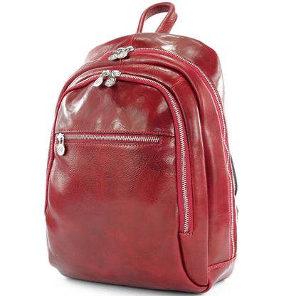 modamoda de - T204 -  ital. Unisex Rucksack aus Leder
