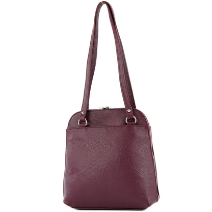 modamoda de - T217 -  ital. Damen Rucksack Daypack aus Leder