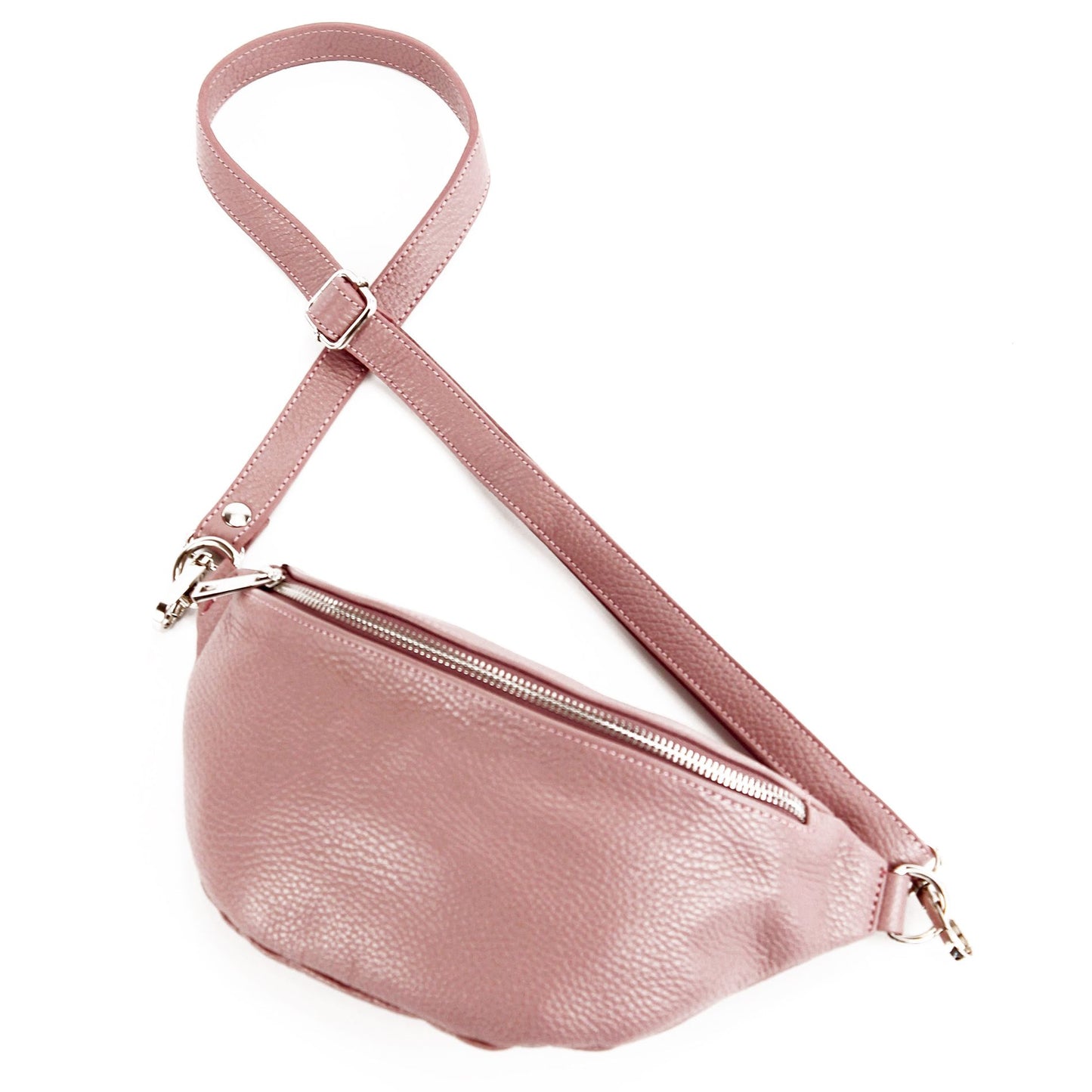 modamoda de T211 Damen Leder Bauchtasche Brusttasche Hüfttasche handmade in Italy