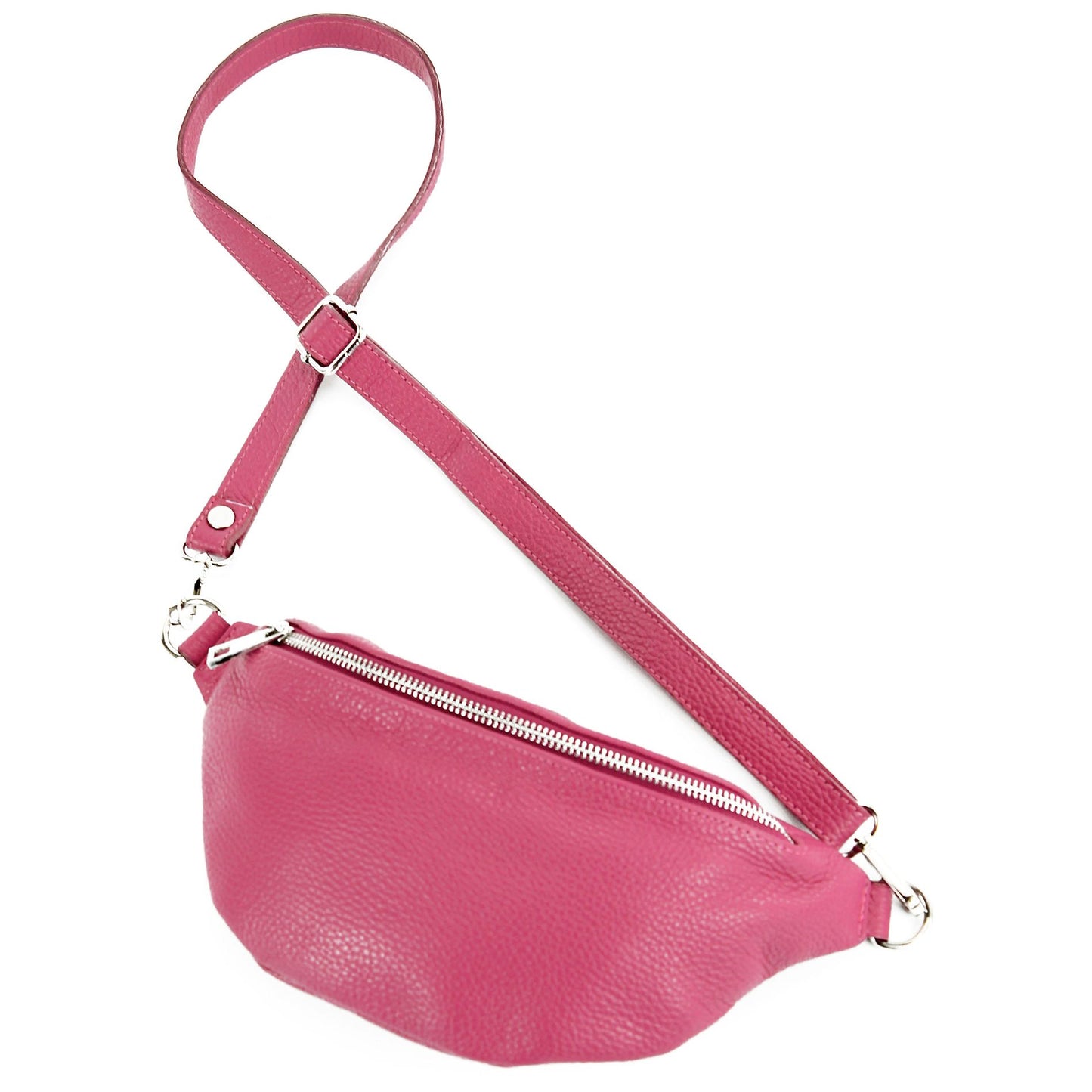 modamoda de T211 Damen Leder Bauchtasche Brusttasche Hüfttasche handmade in Italy