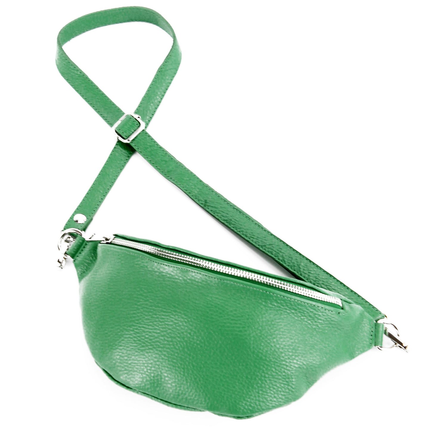 modamoda de T211 Damen Leder Bauchtasche Brusttasche Hüfttasche handmade in Italy